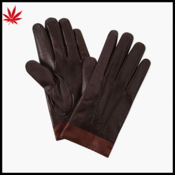 Men&#39;s gloves genuine leather winter leather driving gloves manufacturer