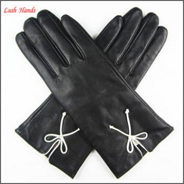 wholesale ladies fashion sheepskin leather gloves factory from china
