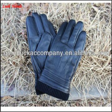 Men's stylish winter leather gloves manufacturer of custom
