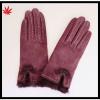 ladies wholesale cheap suede leather hand gloves