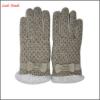 2016 Hot Selling Ladies Classical Suede beautiful Leather Gloves with bow