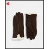 ladies cheap high quality suede leather gloves with fur #1 small image