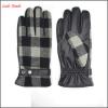 new style men&#39;s Pu leather and fabric touch screen leather gloves