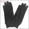Women&#39;s touch cheap leather gloves with pigsude combined wool