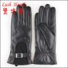 2017 new style fashion lady genuine leather touch screen leather gloves