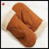 women fashion double face genuine leather glove