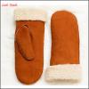 wholesale Ladies double face gloves leather gloves