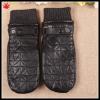 new style leather glove importer warm mitten gloves with embroidery