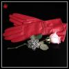 girl cum pink hand glove genuine lambskin leather glove #1 small image
