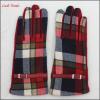ladies cheap genuine woolen top leather belt gloves