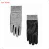 women beautiful cheap micro woolen leather hand gloves