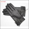 Ladies Popular tassels style genuine leather gloves