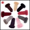 2016 new gloves female winter lovely han edition rabbit woolen gloves with velvet thickening ms students warm gloves