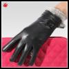 rabbit fur lined high fashion leather glove from leather glove manufacture