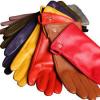 women nappa leather simple plain gloves
