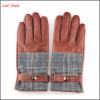 2015 Men&#39;s fashion nappa sheep Plover case cloth leather gloves