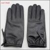 Fashion short driving black women leather dress gloves