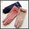 2016 women&#39;s welcomed colored touch-screen woolen fashion gloves