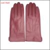 women wine red leather hand gloves wholesale leather gloves