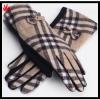 ladies back fabric and palm mirco velvet match gloves have small bowknot