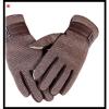 men&#39;s fangle woolen cloth gloves with leather belt
