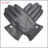 Fashion men&#39;s real sheepskin gloves with leather belt #1 small image
