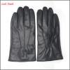 lady&#39;s simple style 100% genuine sheepskin gloves with three back stitches