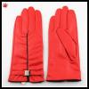 Imitation leather wholesale winter gloves for gilrs