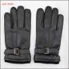 Mens wholesale sheepskin black leather gloves