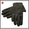 Men &#39;s dress stitching designs fabric and leather gloves