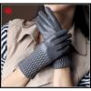 Women touch screen leather glove warm winter leather gloves sheepskin gloves