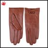 2016 Best sales High quality Ladies camel colored leather gloves