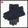 mens fashion leather and cloth police leather gloves three color