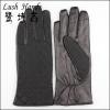2016 hot selling men&#39;s high-grade leather and suede joint gloves