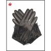 ladies fashion cheap leather gloves with tassel