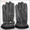 Wholesale men genuine sheepskin gloves custom button wrist leather gloves