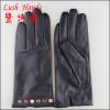2016 the most popular simple lady sheepskin leather glove have rivets