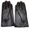 police men&#39;s sheeskin black leather gloves with wholesale price