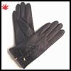 Ladies fashion leather gloves nappa sheep lacing leather gloves