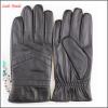 New arrivals, fashion men leather gloves simple style black color