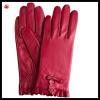 women sexy style wool lined genuine leather glove