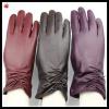 custom made cheap sheepskin women sexy leather glove