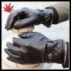 Men&#39;s new style black winter sheepskin leather gloves