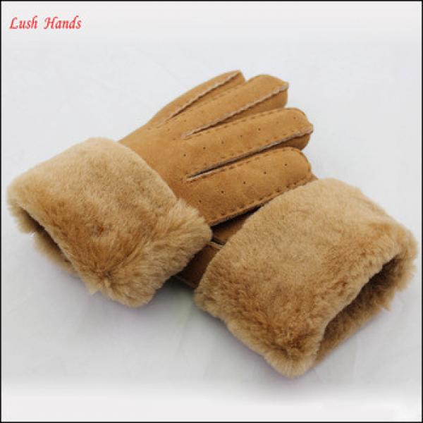 Ladies fabric dress gloves and double face wholesale winter gloves #1 image