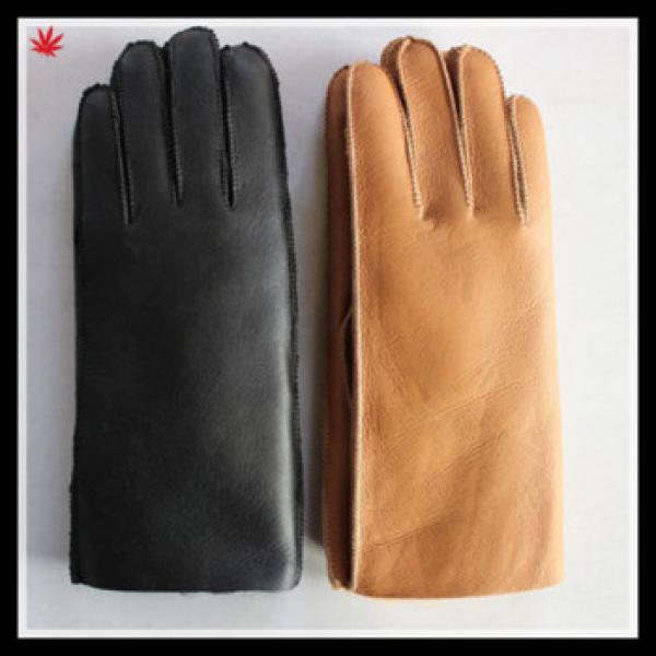 2016 men&#39;s new style high-quality double face leather gloves for foreign trade #1 image