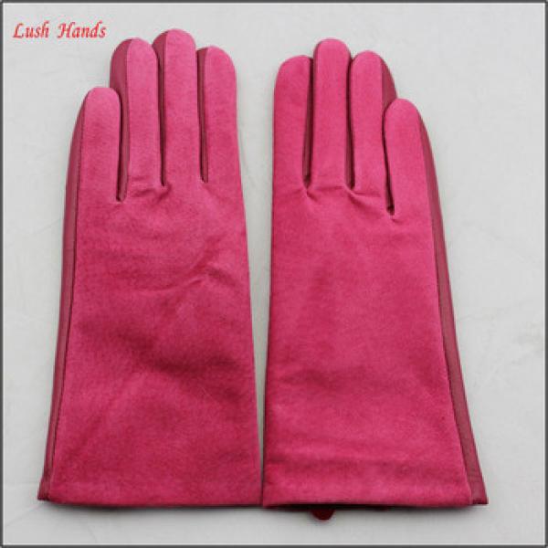 2016 ladies ross suede leather gloves dress leather gloves #1 image
