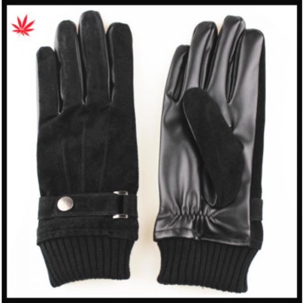 men&#39;s Fashion Italian suede leather winter warm lined Gloves #1 image