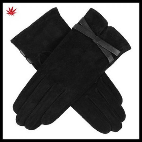 new style fashion suede leather glove for lady #1 image