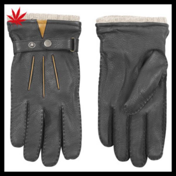 Mens fashion deer leather gloves new style 2016 #1 image