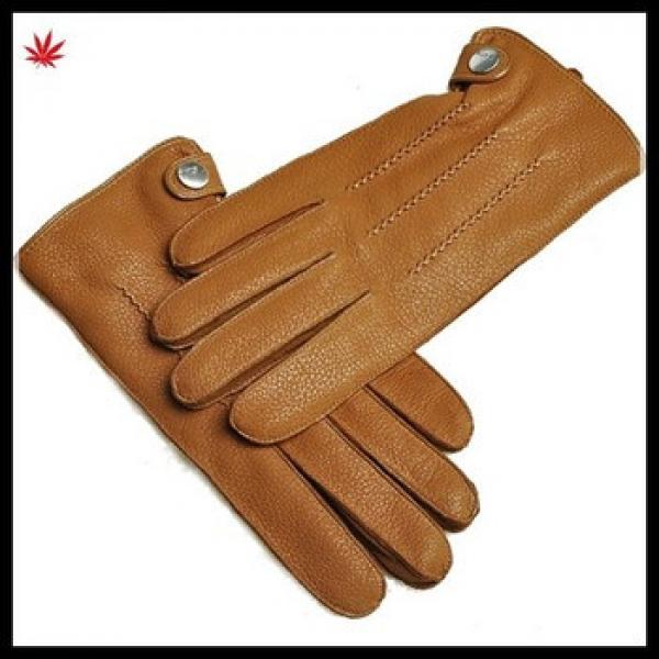 fashion simple deerskin outdoor leather men glove leather glove manufacture #1 image